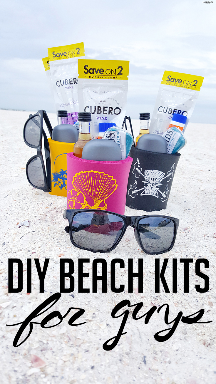 DIY Beach Kits for Guys The Perfect Simple Little Gift for Him + a