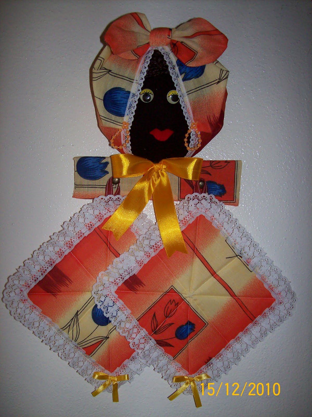 NORMA CASTILLO: Negrita de ASAS calientes. Adorno de niña para