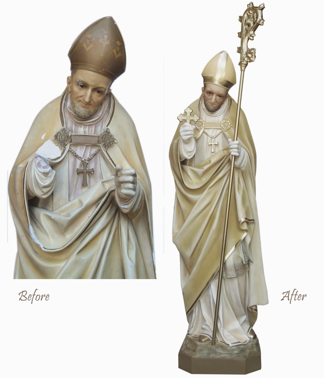 Divine Statues Restoration St. Alphonsus Ligouri