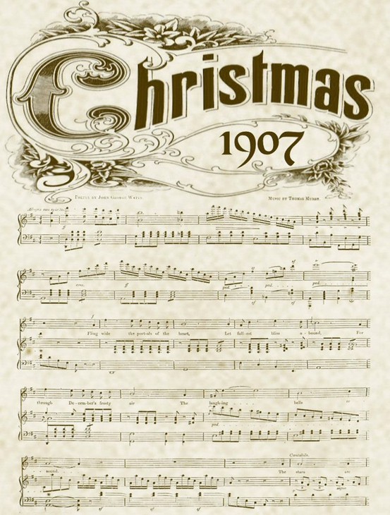 free printable vintage christmas sheet music