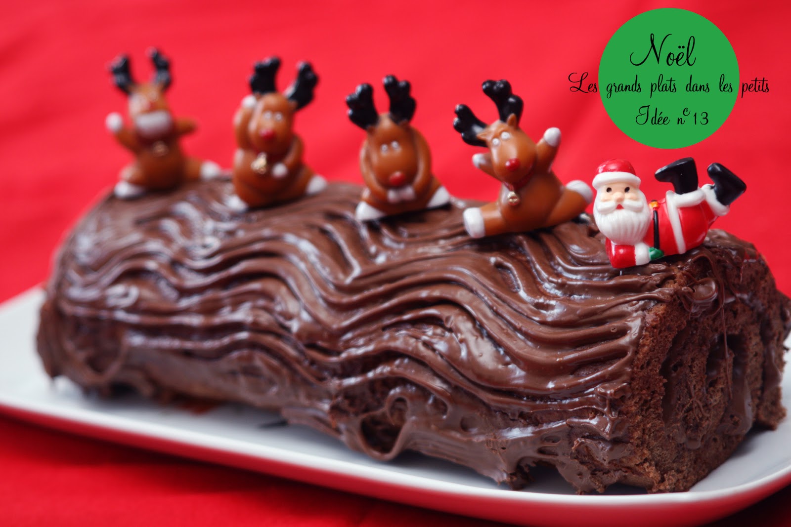 Bûche de Noël au chocolat : recette gourmande