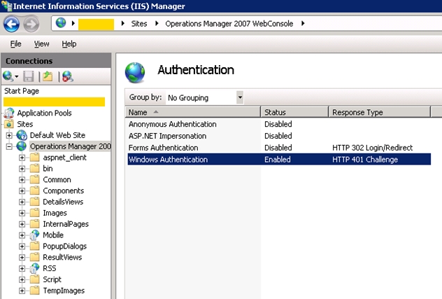 Scom Web Console