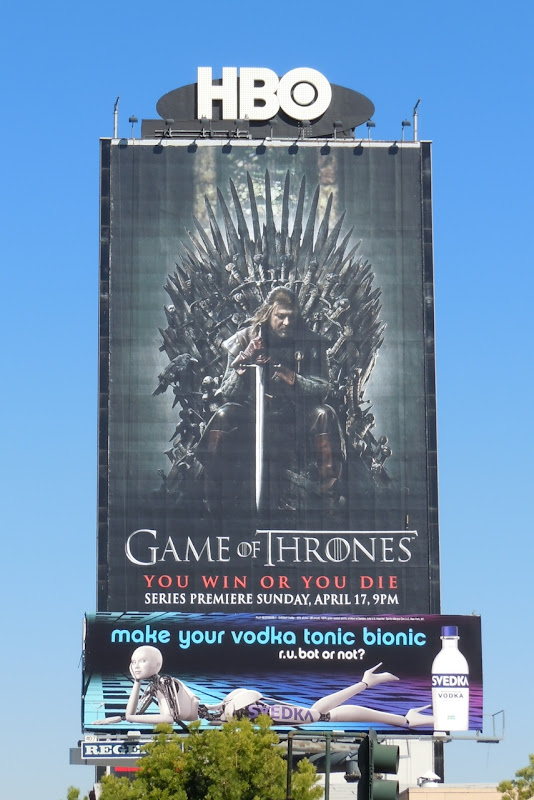 Game of Thrones TV billboard