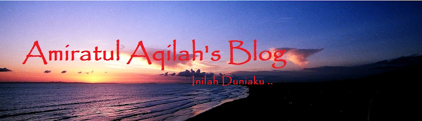Amiratul Aqilah's Blog ♬
