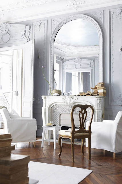 french inspired molding home decor