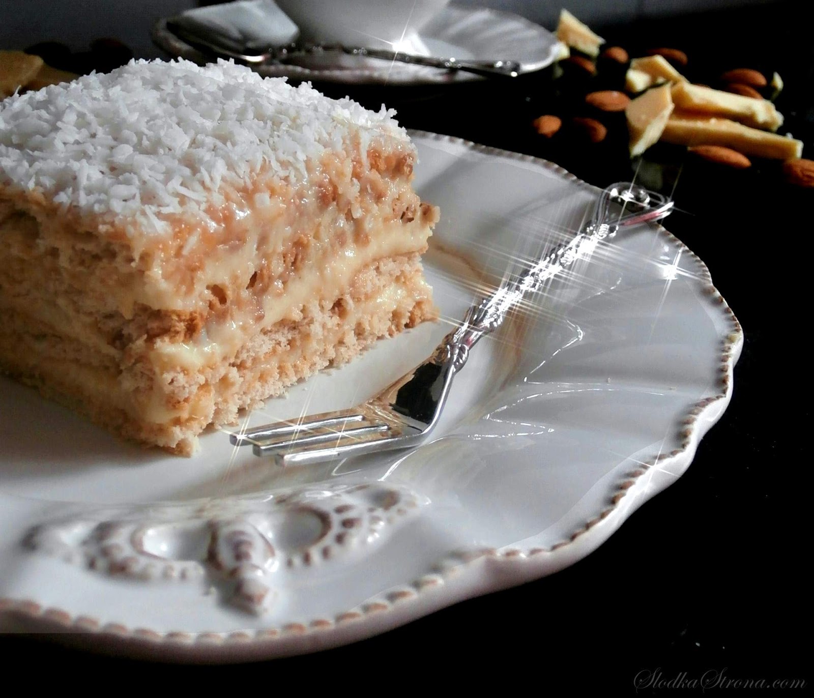 Ciasto "Rafaello" Bez Pieczenia - Przepis - Słodka Strona