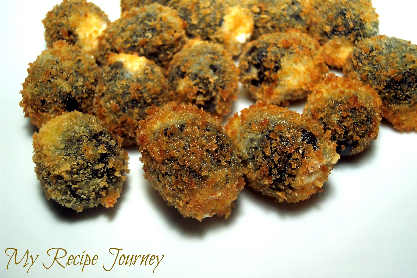 My Recipe Journey Fried Stuffed Olives