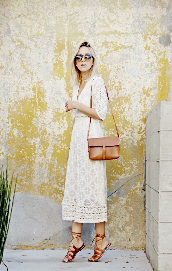 The Closet Coach White + Tan Easy Summer Outfit