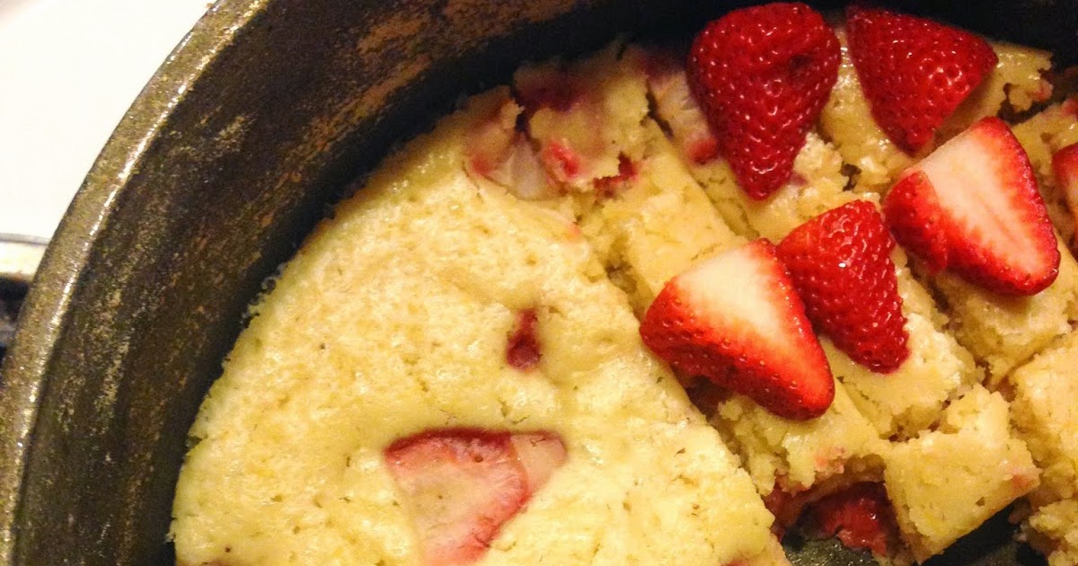 BYU Dutch Oven and Camp Cooking Lemon Strawberry Shortcake