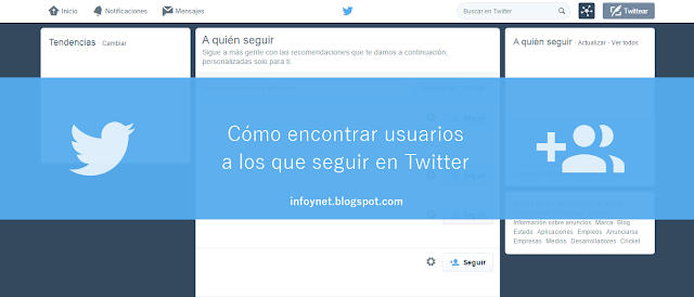 Cómo encontrar usuarios a los que seguir en Twitter