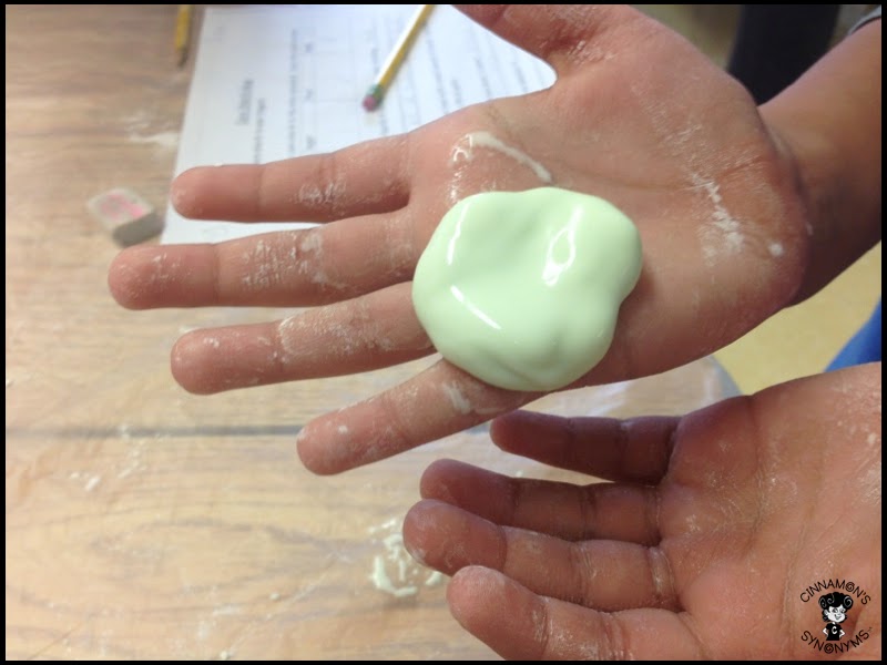 Cinnamon's Synonyms Solids and Liquids Part 2 Making Oobleck
