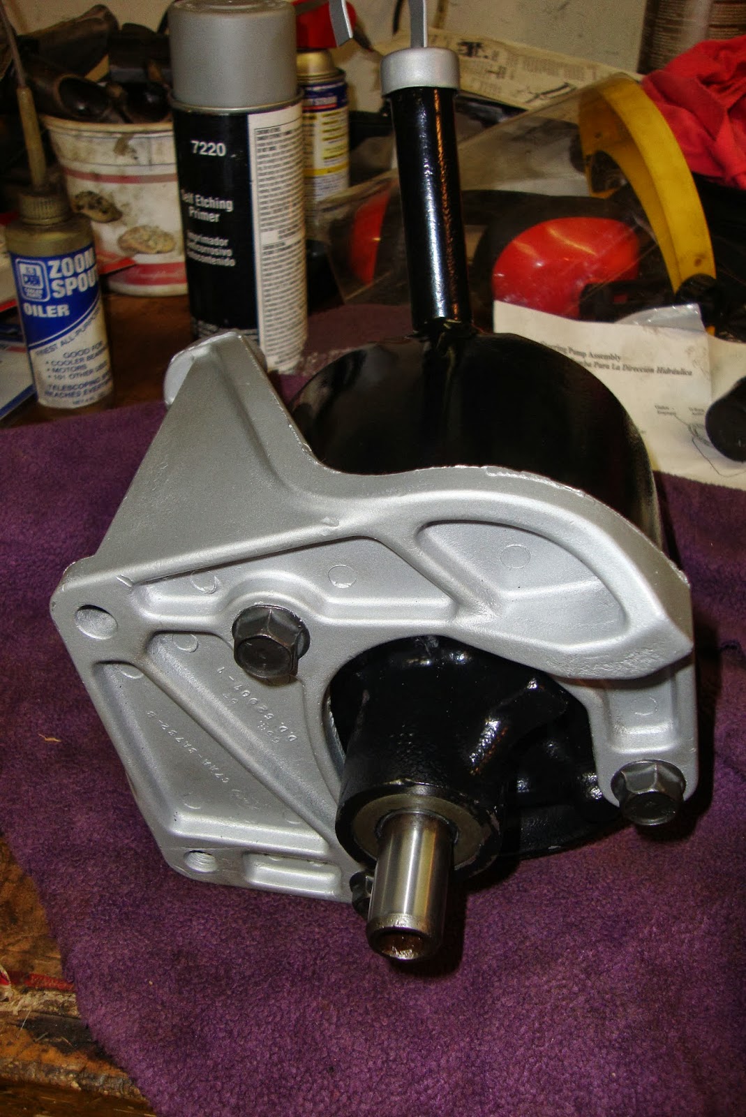 Refurbish power steering pump bracket? Vintage Mustang Forums
