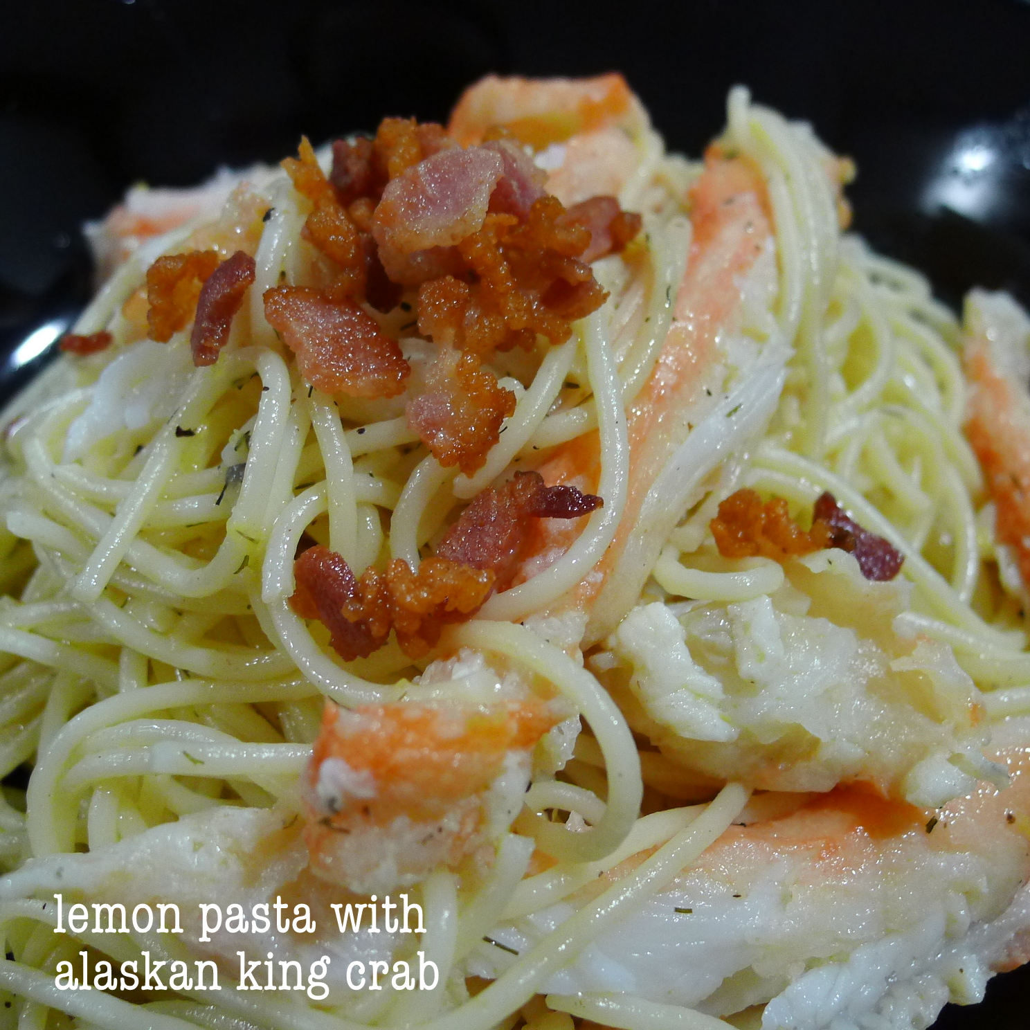 the batter baker: Lemon Pasta + Alaskan King Crab