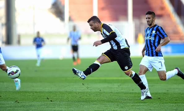 Serie A: filmato Udinese Atalanta 2-0 immagini milgiori giocate 1 Foto Gol Di Natale (Udinese)