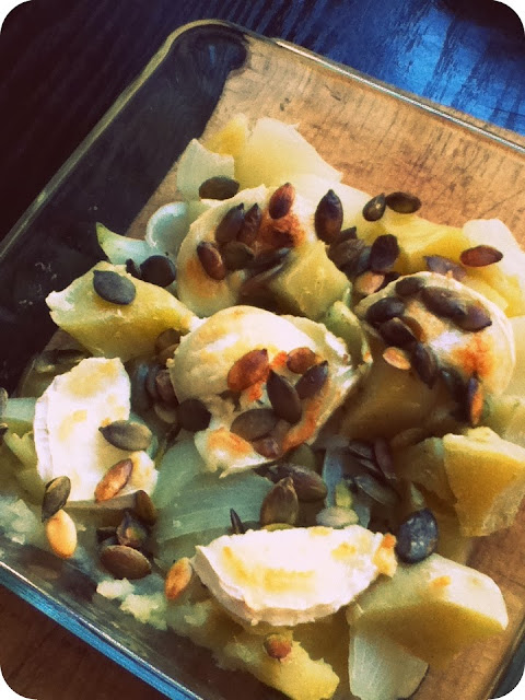 62. Gratin de Patate douce au Chèvre et aux graines de ...