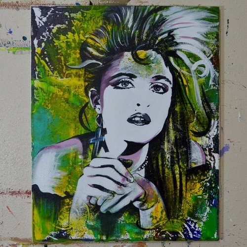 12-Madonna-Jonathan-Harris-Celebrity-Paintings-Images-and-Videos-www-designstack-co