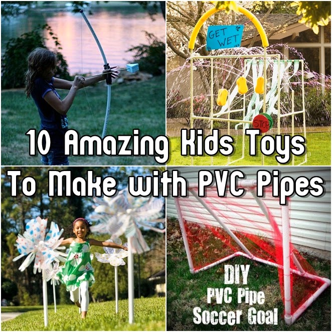 10 Amazing Kids Toys to Make with PVC Pipes DIY Craft Projects