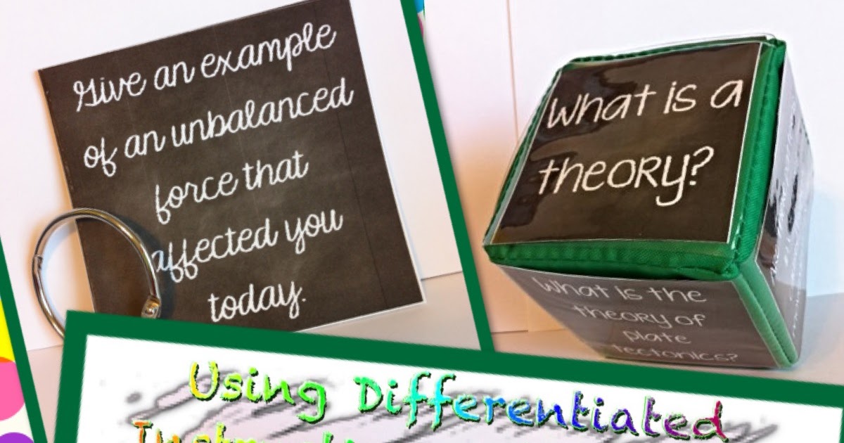 Science Teaching Junkie, Inc. Using Differentiated Instruction Cubes