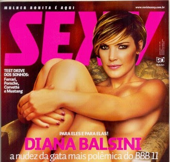 imagens Diana Balsini BBB11 Fotos Revista Sexy Junho 2011