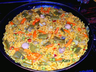 Fideuá De Verduras
