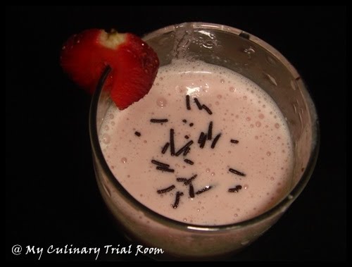 Strawberry chewy smoothie