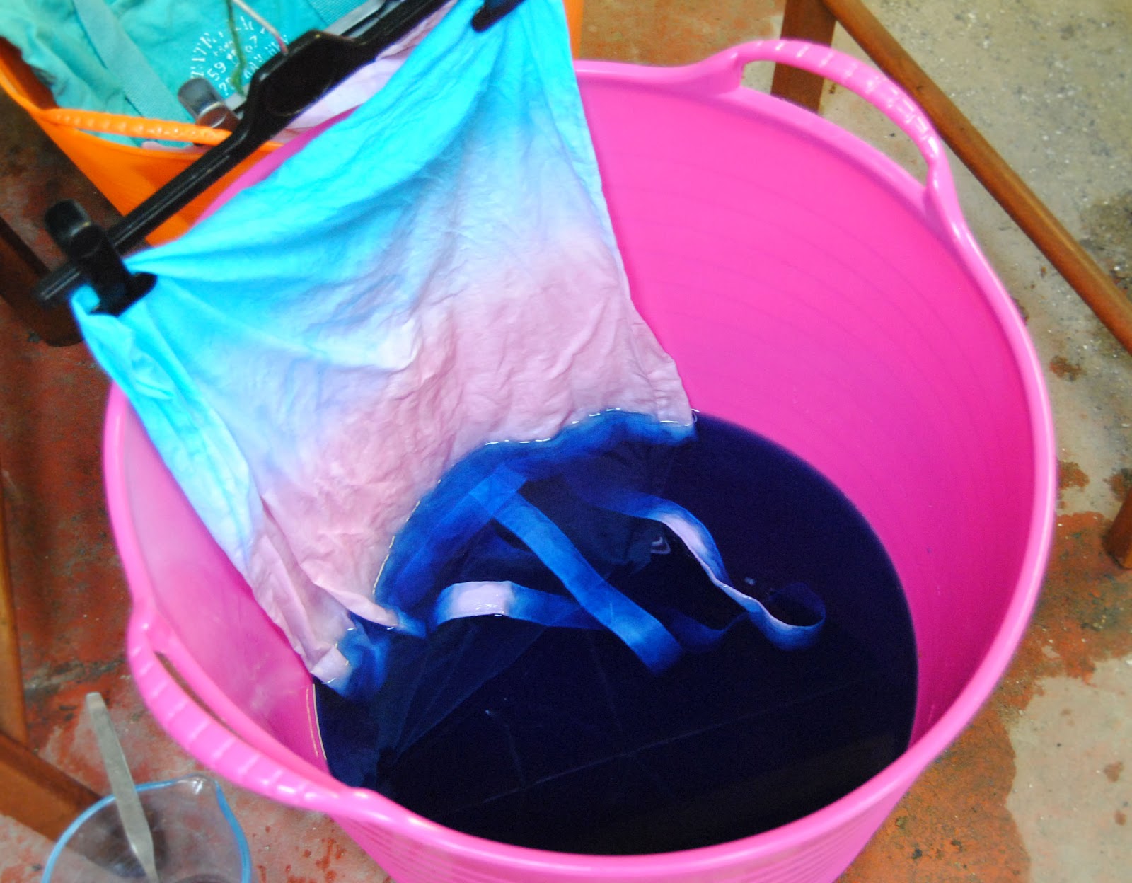 DIY Dip Dye Illustrated Tote Bag Hello Gwen