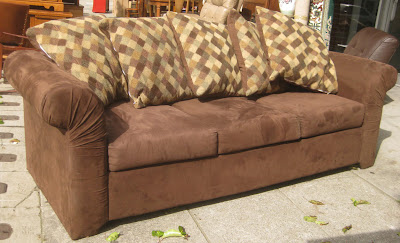 UHURU FURNITURE & COLLECTIBLES: SOLD - Brown Sofa and Loveseat - $260
