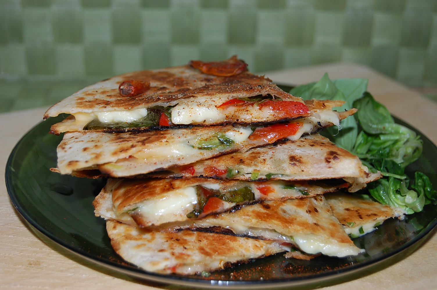 Cook me up Cheese filled Tortilla toasts