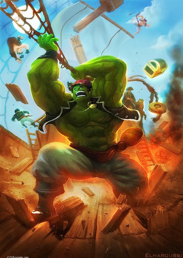 1001 Gambar Keren: Gambar Hulk