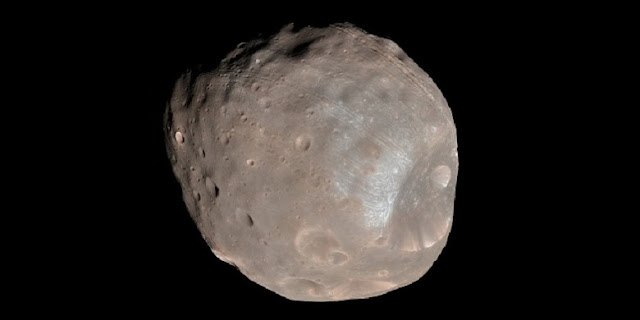 Video Pemandangan Terbitnya Bulan dari Mars Bulan dari Mars