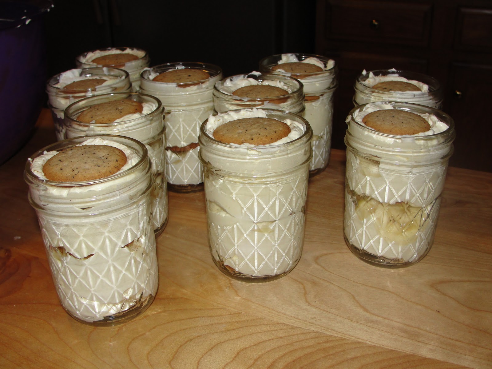 Kristi's Korner Banana Pudding in a jar