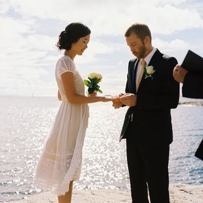 Do you remember this breezy Swedish island wedding