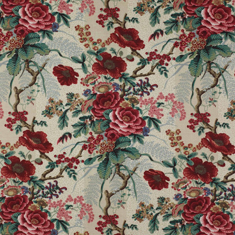 Colefax And Fowler Leafberry Old Blue In Room Colefax And Fowler Leafberry Old Blue In Room