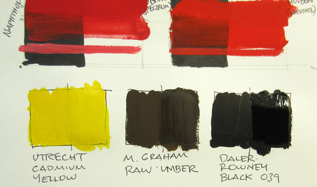 James Gurney - Lightfastness test for Shinhan gouache/watercolor