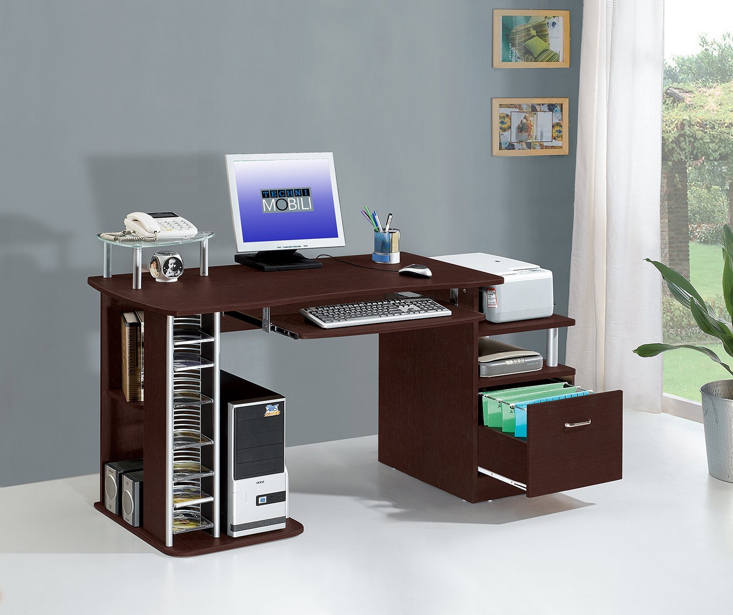 Top Rated Home Office Desk With File Drawer Small But Storage Aplenty