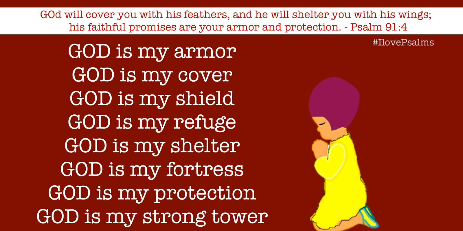 We/'re Covered Psalms 91 Religious God/'s protection Doormat Rubber Christmas US