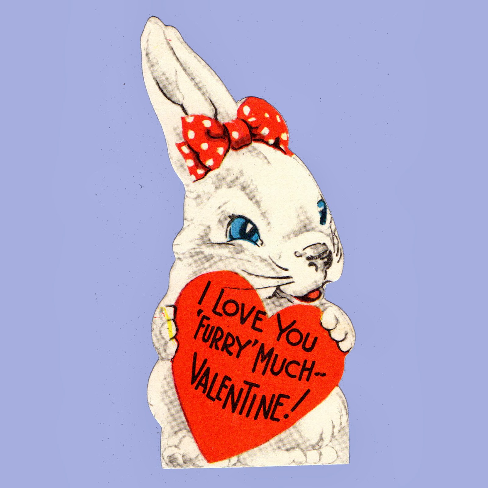 Vintage Valentine Museum You're No BUNNY til some BUNNY loves You