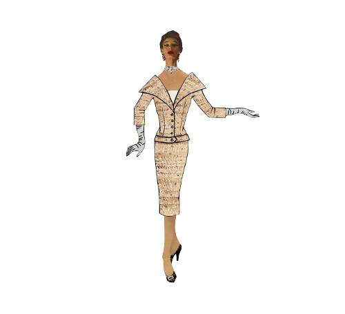 The Paper Collector Yves St Laurent S Paper Dolls