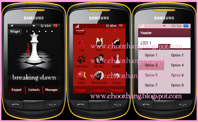Samsung S Corby II - Full phone specifications