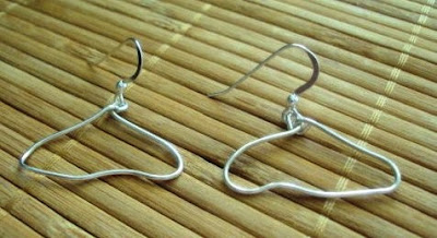 Hanger Earrings https://www.etsy.com/listing/29611836/wire-wrapped-fine-silver-wire-earrings