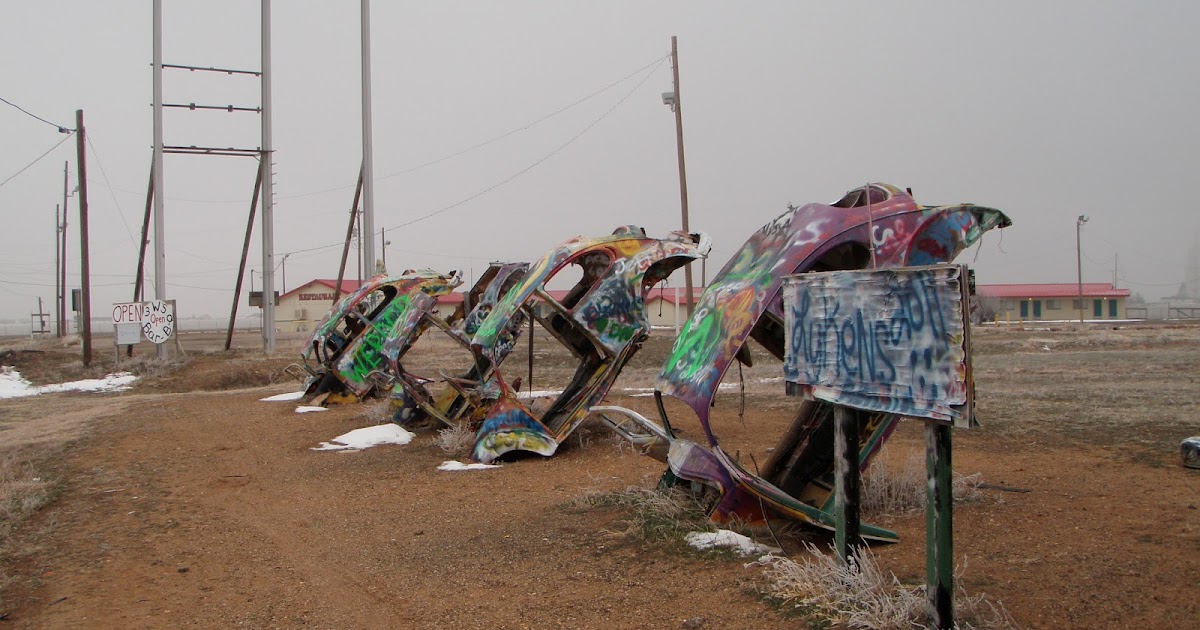 Lone Rider Pedals Route 66 Day 22 Groom, TX to Amarillo, TX