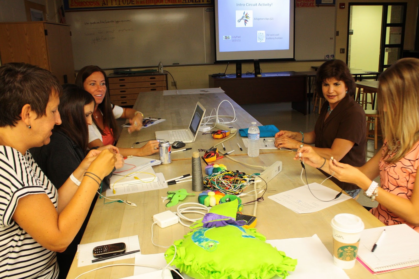 Textile Messages Full STEAM Ahead for ETextiles at South Fayette