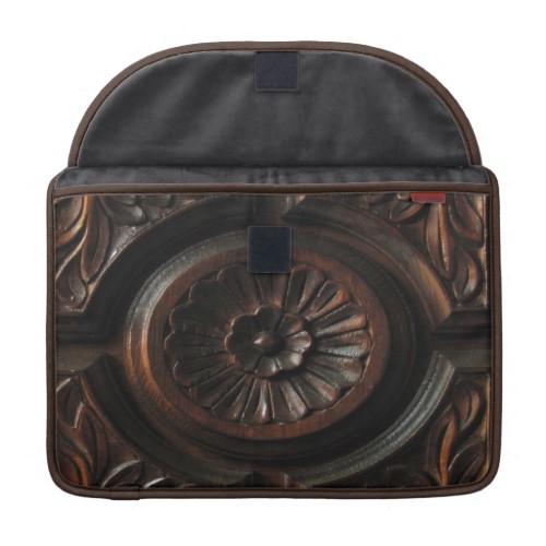 Wooden Carving Macbook Pro Sleeves