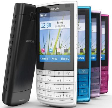Touchscreen Phone Nokia X3-02 Touch Type