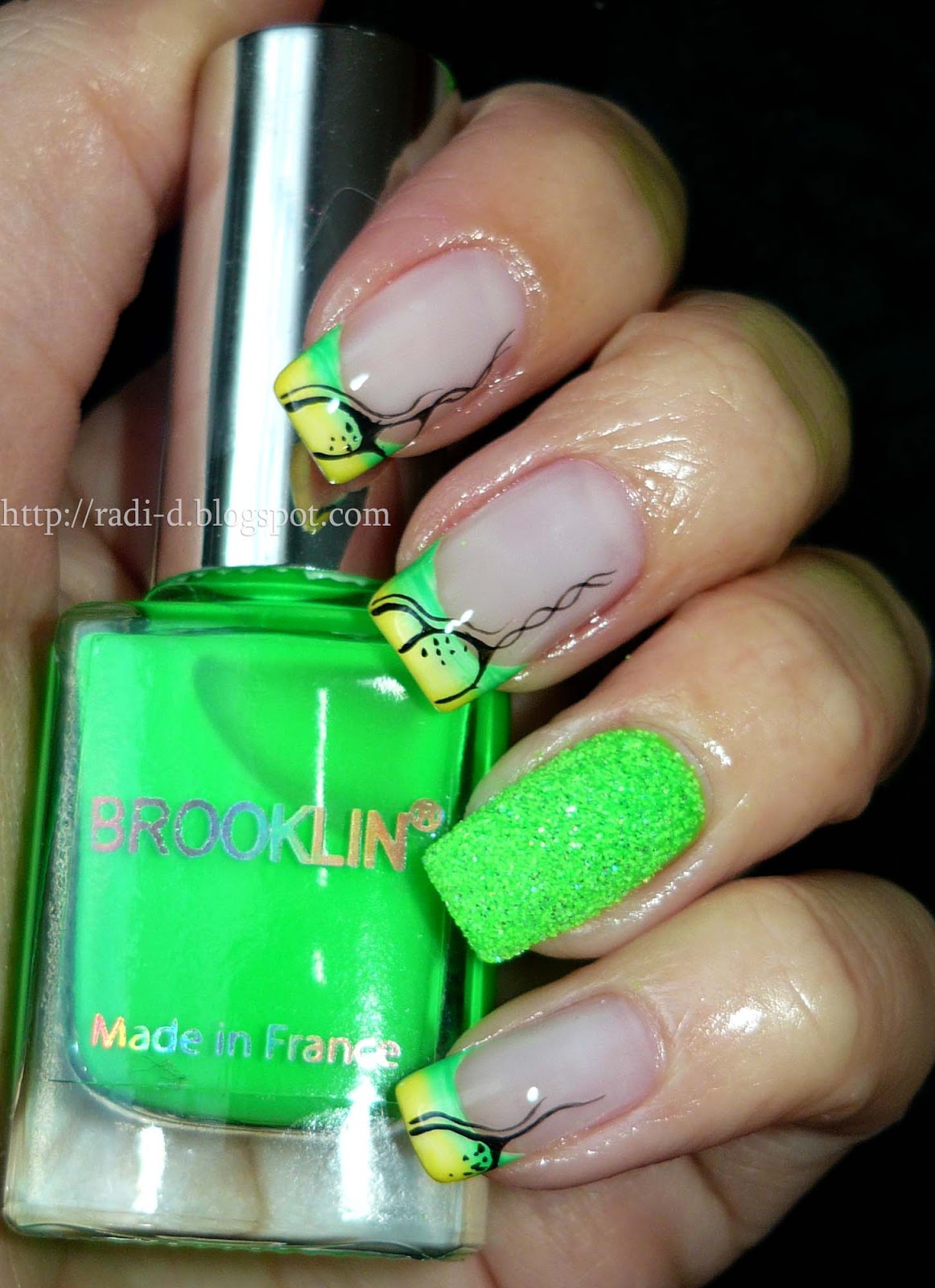 It`s all about nails Yellow And Green Neons
