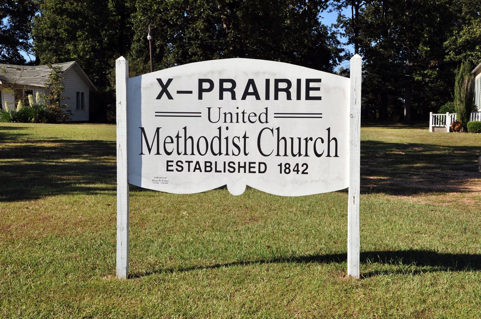 Stories of the South XPrairie United Methodist Church Noxubee County