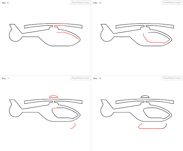 How to draw Helicopter - slide 2