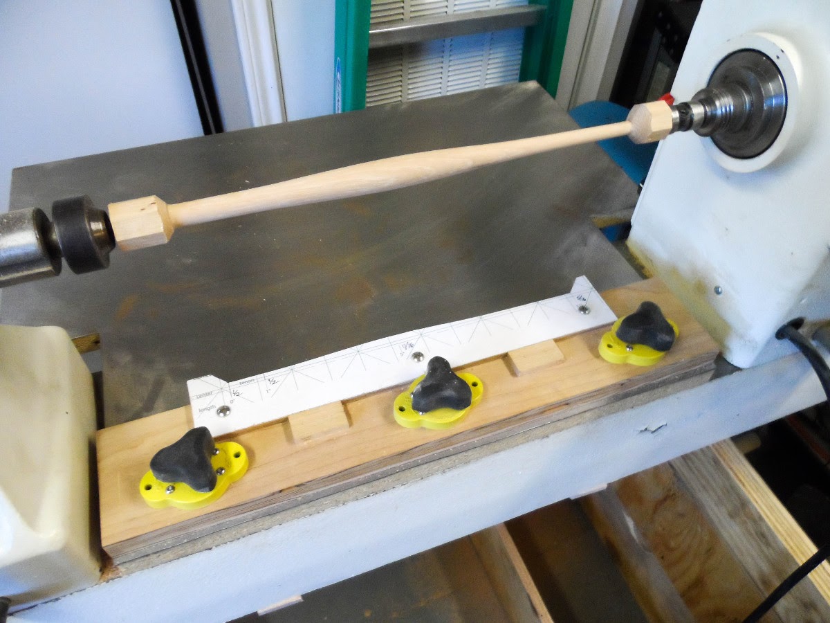 The Sawdust Post Wood Lathe Duplicator with Angle Grinder