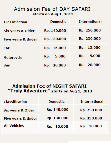 Tiket Taman Safari Maret - Tiket Taman Safari Maret -