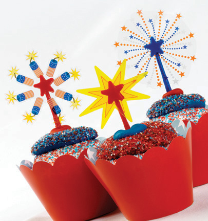 patriotic cupcakes